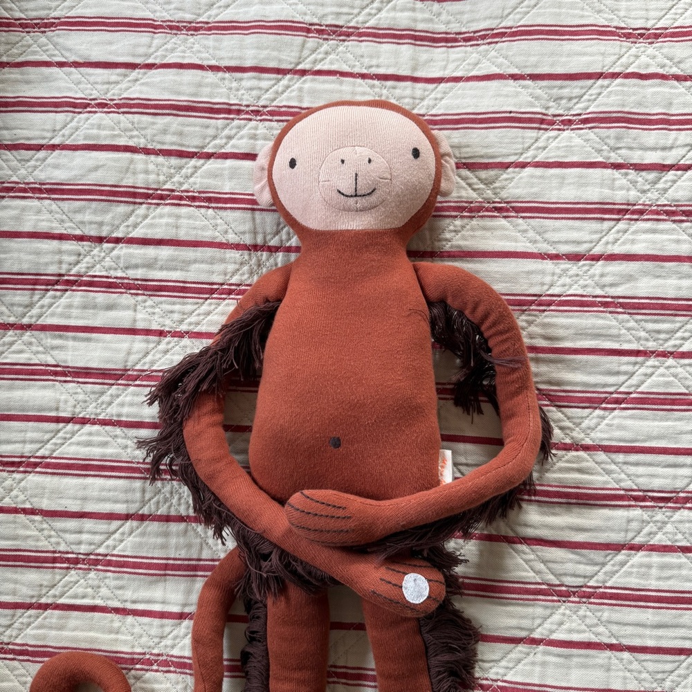 Meri Meri boutique Baboo stuffed monkey toy